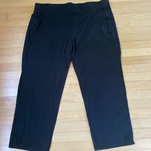 Coolibar Lumaleo Beach Pants - Black - Women's 2XL - UPF 50+ Sun Protection